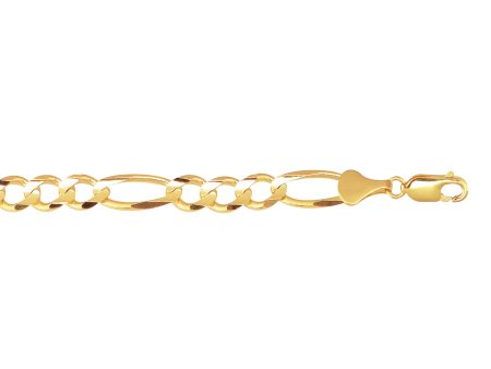 10K Gold 7.9mm Figaro Chain Online