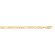 10K Gold 3.7mm Figaro Chain For Discount