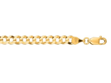 10K Gold 4.7mm Comfort Curb Chain Online