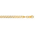 10K Gold 3.2mm Comfort Curb Chain Fashion