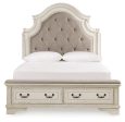 Realyn Queen Upholstered Storage Bed Online