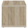 Frisco Square Engineered Wood Side End Table Distressed Pine Supply