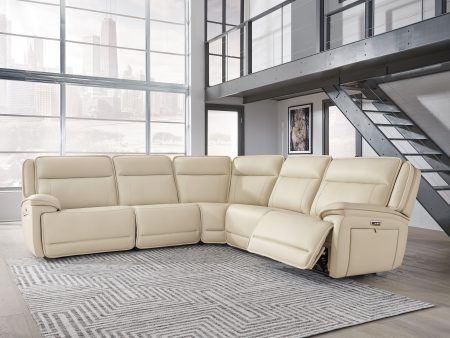 Double Deal 5-Piece Power Reclining Sectional Hot on Sale