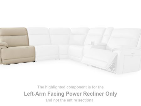 Double Deal Left-Arm Facing Power Recliner Cheap