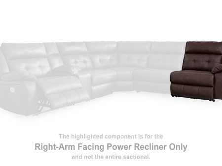 Punch Up Right-Arm Facing Power Recliner For Sale