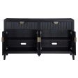 Brookmead 4-door Sideboard Buffet Storage Cabinet Black Online now