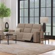 Brentwood Upholstered Motion Reclining Sofa Taupe Online Sale