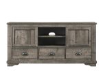 Coralee Gray 63  TV Stand Online Hot Sale