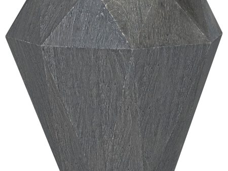 Jacinto Octagonal Solid Mango Wood Side Table Grey Online Sale