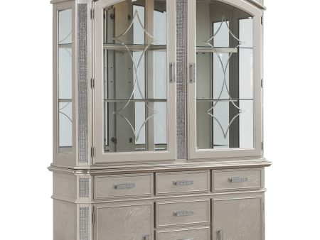 Klina Silver Champagne China Cabinet Online