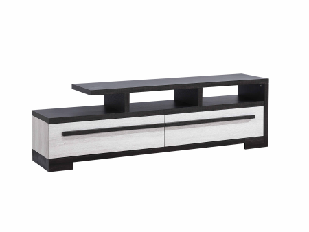 Remington Black White 72  TV Stand For Cheap