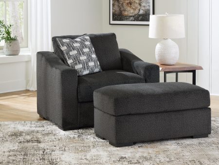 Wryenlynn Oversized Chair and Ottoman Fashion