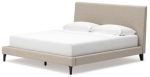 Cielden King Upholstered Bed with Roll Slats Cheap