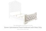 Arlendyne Queen Upholstered Panel footboard with Slats Online