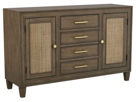 Matisse 4-drawer Sideboard Buffet Cabinet Light Brown Hot on Sale