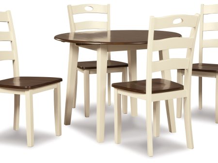 Woodanville Dining Table with 4 Chairs For Sale