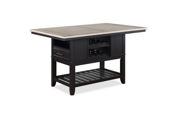 Frey Black Gray Counter Height Dining Set For Cheap