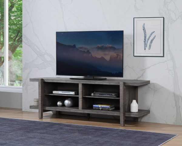 Coralee Gray TV Stand For Cheap