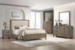 Mille Brownish Gray Full Upholstered Bed Supply