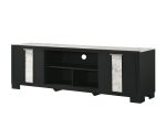 Rangley Black 72  TV Stand For Cheap