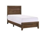 Millie Cherry Brown Twin Panel Bed Sale