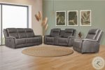 Enzo Dual Reclining Loveseat - Gray Online