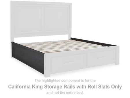 Foyland California King Panel Rails with Roll Slats Online