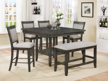 Fulton Gray Counter Height Dining Set Sale