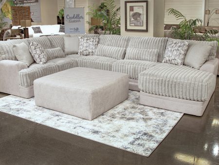 Titan 5 Piece Sectional with Ottoman-Moonstruck Online now