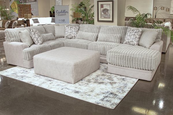 Titan 5 Piece Sectional with Ottoman-Moonstruck Online now