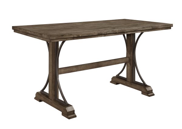 Quincy Grayish Brown Counter Height Table Online Sale