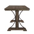 Quincy Grayish Brown Counter Height Table Online Sale