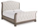 Ardenfield King Upholstered Sleigh Bed Supply