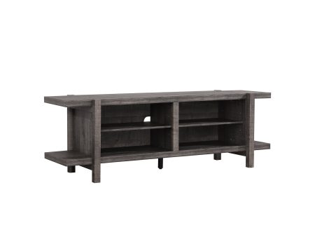 Coralee Gray TV Stand For Cheap