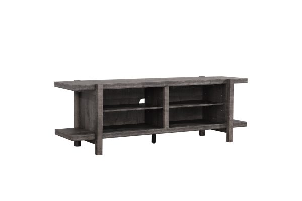 Coralee Gray TV Stand For Cheap