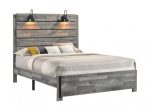 Carter Gray Queen Platform Bed Online