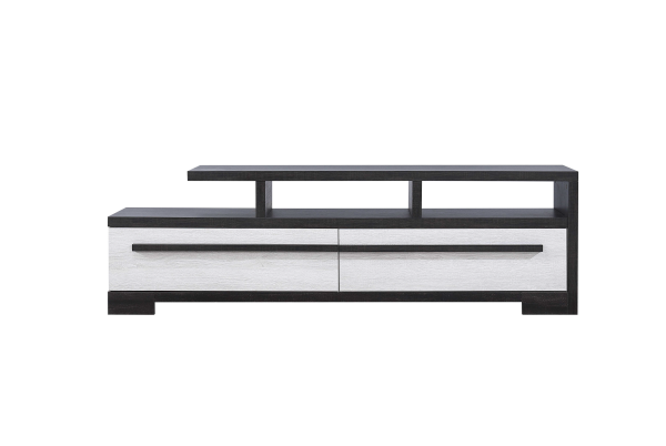 Remington Black White 72  TV Stand For Cheap