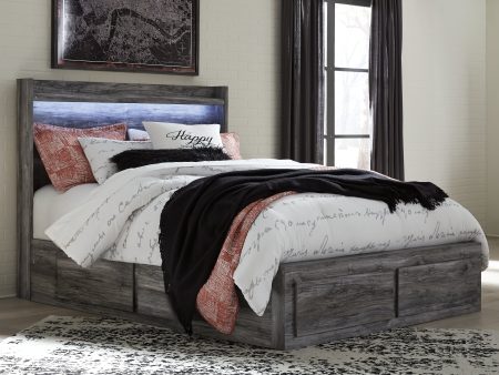 Baystorm Queen Panel Bed with 6 Storage Drawers Online Sale