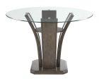 Camelia Gray Round Glass-Top Counter Height Dining Set Cheap