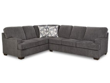 Kasan Sectional - Gray Online Hot Sale