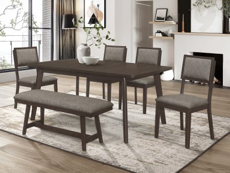 Ember Brown Dining Set Fashion