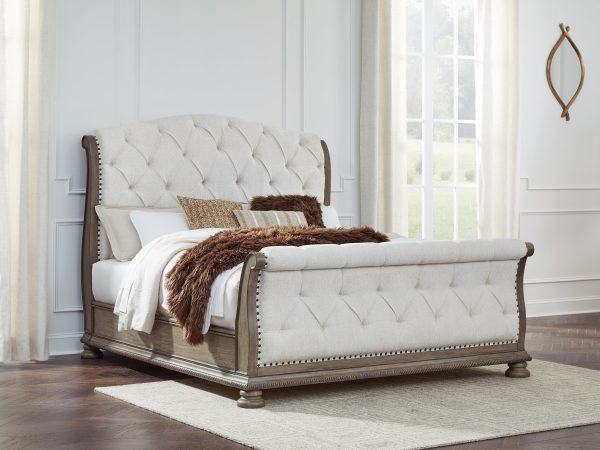 Ardenfield California King Upholstered Sleigh Bed Sale