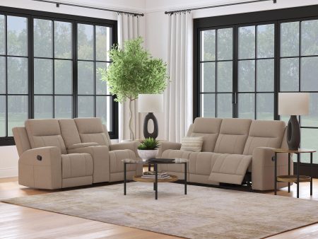 Brentwood 2-piece Upholstered Reclining Sofa Set Taupe Sale