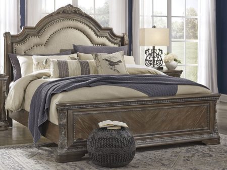 Charmond Queen Upholstered Sleigh Bed Online