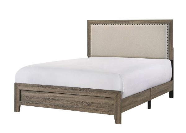 Mille Brownish Gray Upholstered Youth Bedroom Set Online now