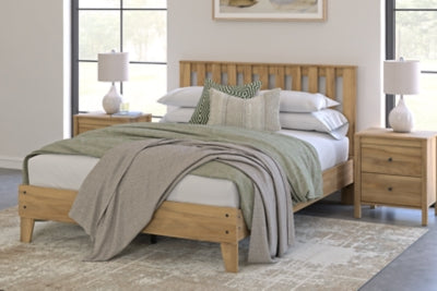 Bermacy Queen Platform Panel Bed Hot on Sale