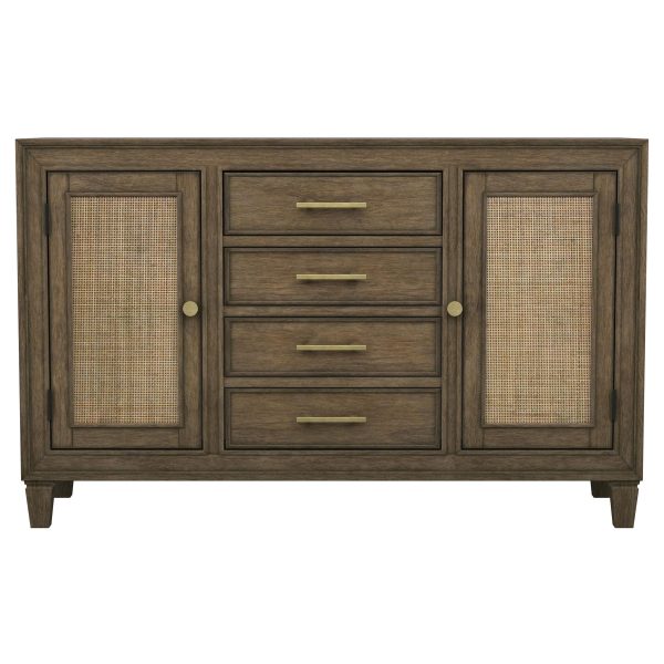 Matisse 4-drawer Sideboard Buffet Cabinet Light Brown Hot on Sale