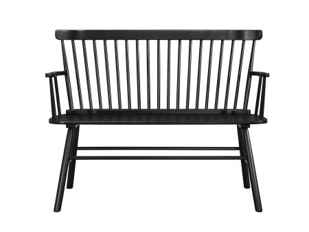 Jerimiah Spindleback Black Bench Hot on Sale