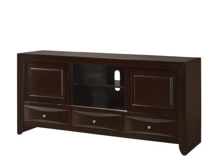 Emily Dark Cherry 68  TV Stand For Cheap