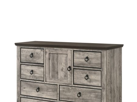 Ella-Mae Beige Brown Dresser Fashion